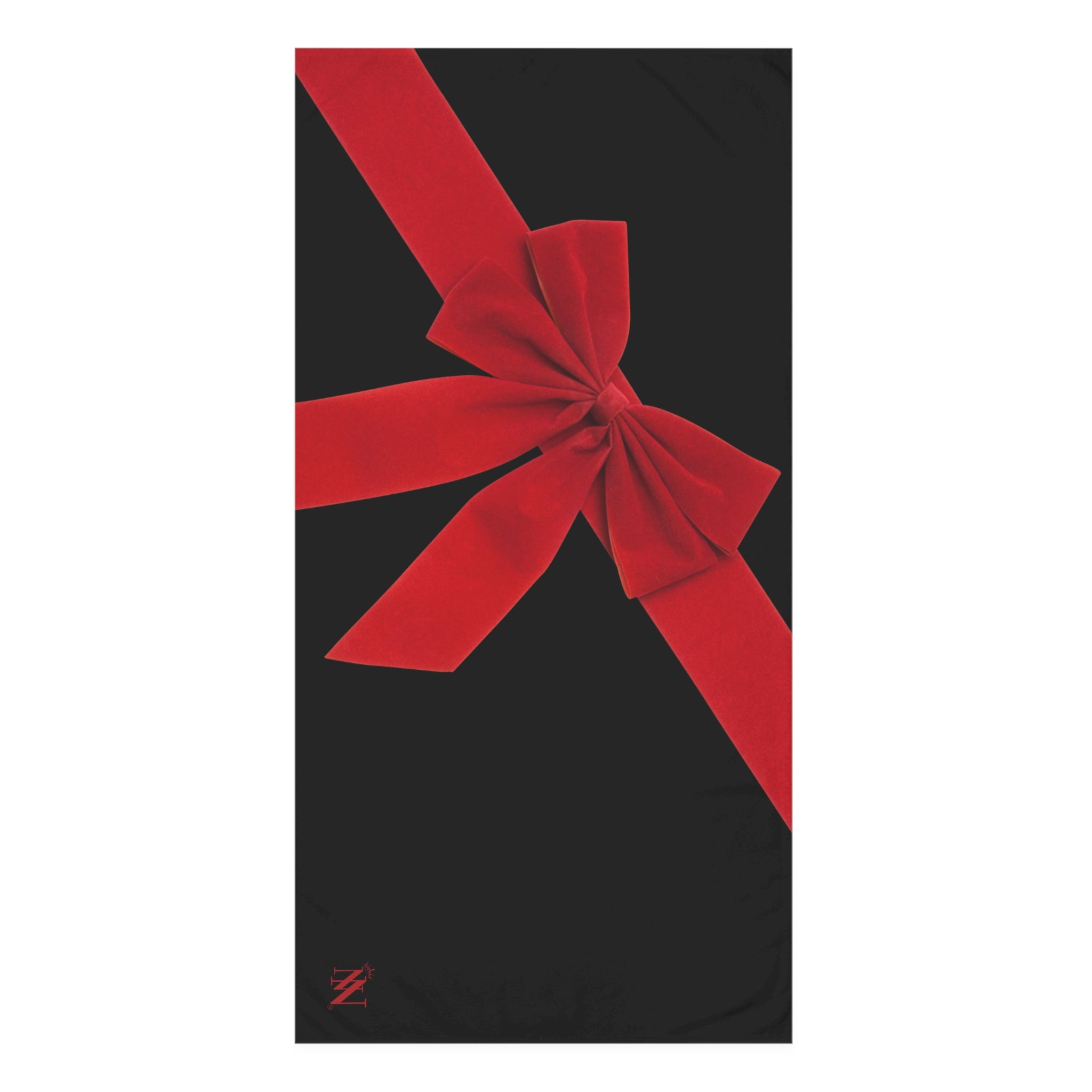 Red Velvet Gift Bow XL Sex Towel