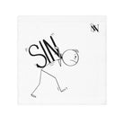 sin on my back sex towel 