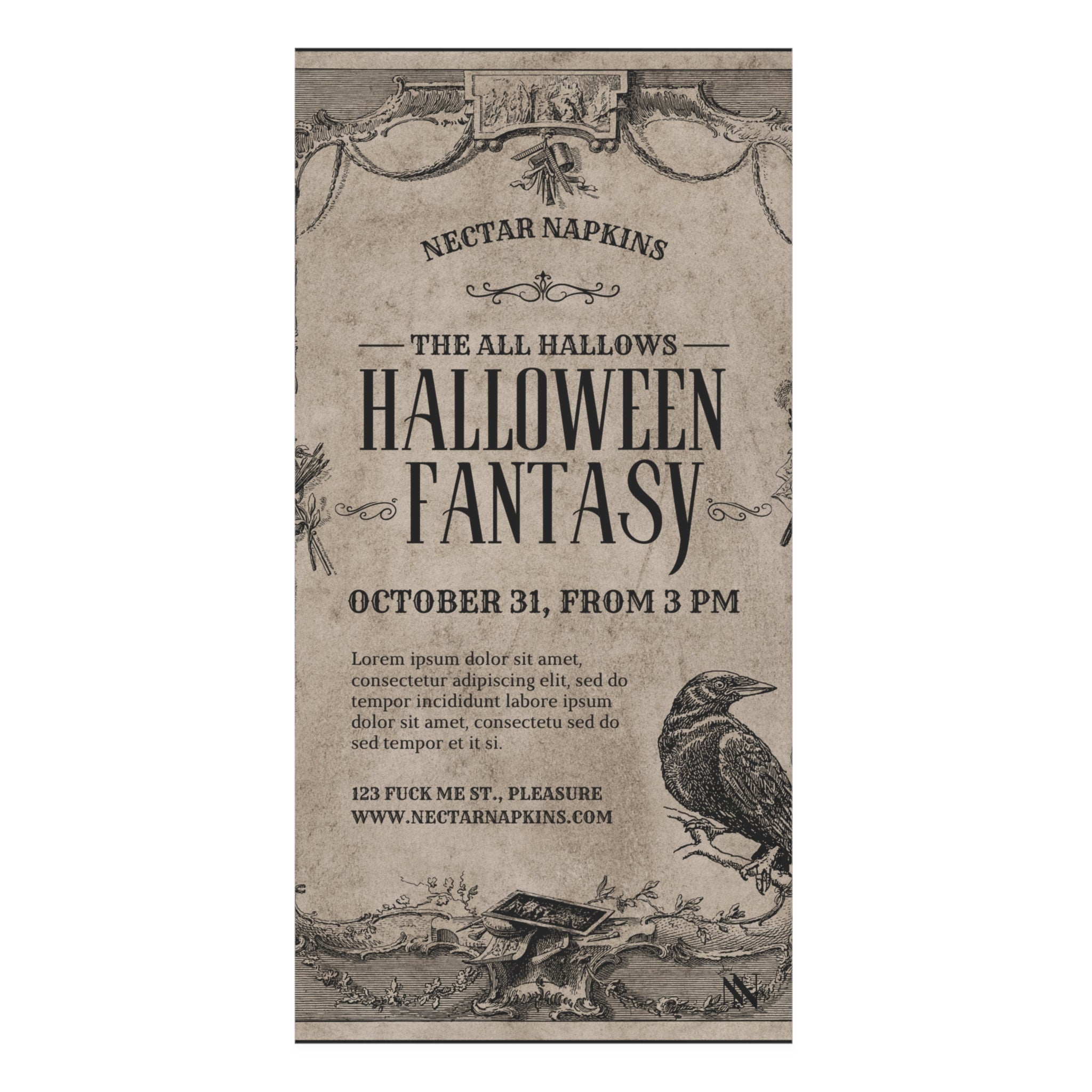 Halloween Fantasy Towel