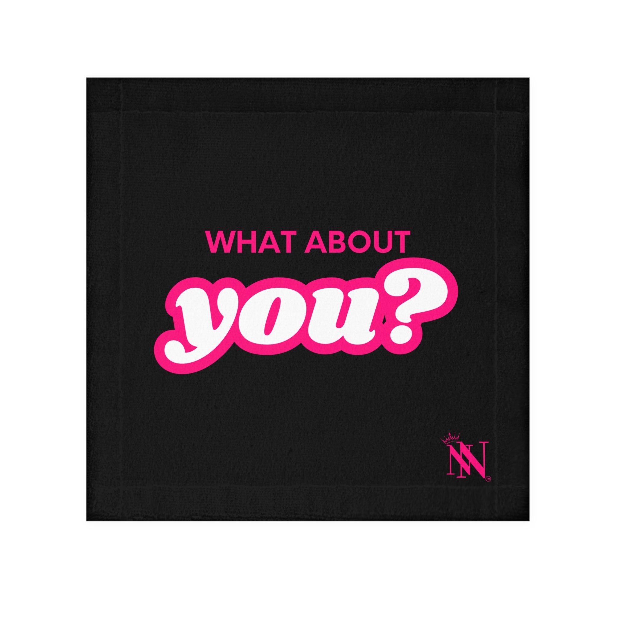 What About You? After-Sex Towel | Fun, Flirty, & Soft