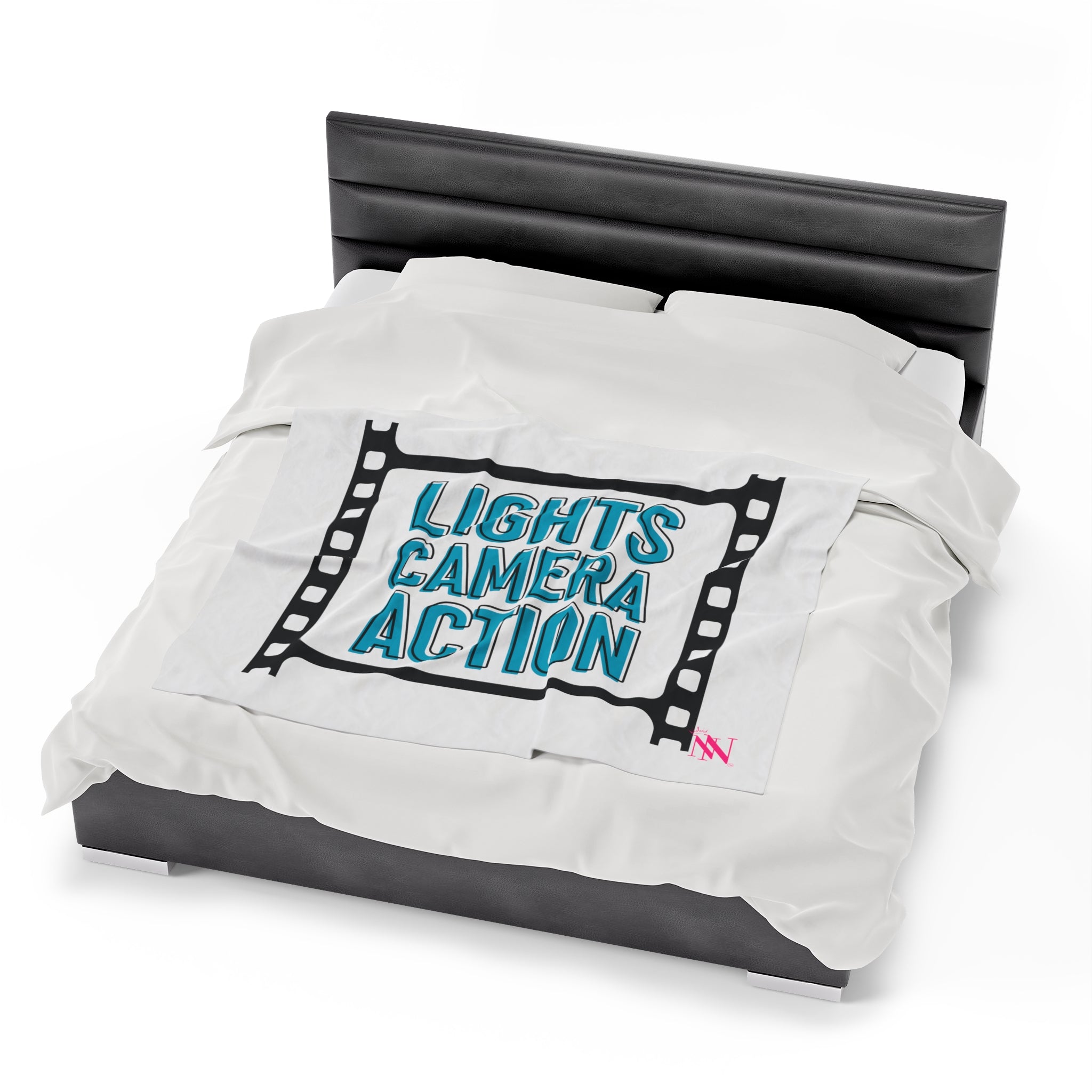 lights camera action cum towel 