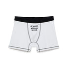 If Stiff, Please Wash | Fun-Flirty Men's Boxer Briefs | Comfortable & Stylish