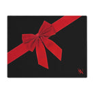 Red Velvet Gift Bow Sex Toys Mat