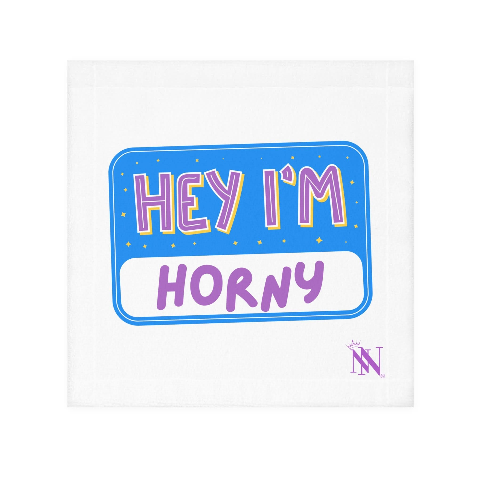 Hey I'm Horny Best After-Sex Towel | Fun Gifts, Flirty, & Sexy Soft