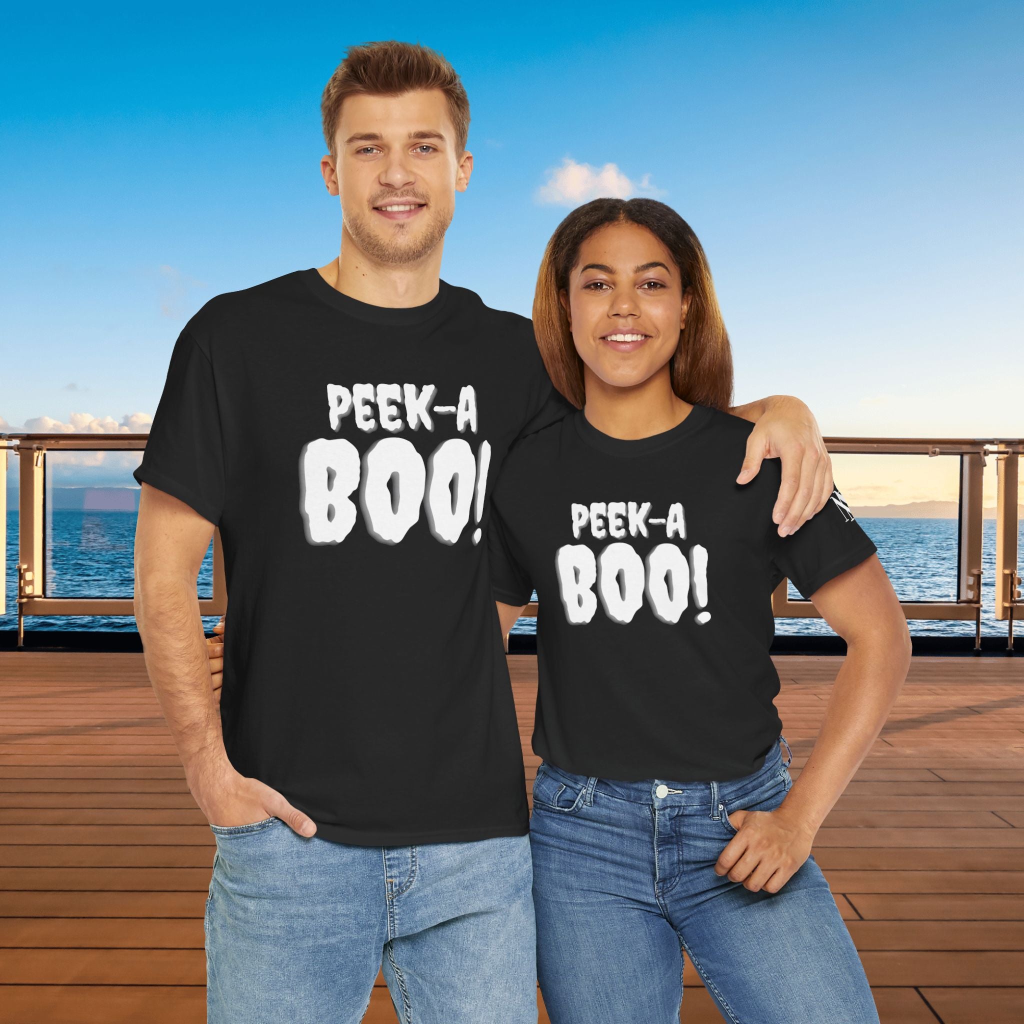 Peek-A Boo! Cum Tee