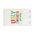 ugly sweater party towel 