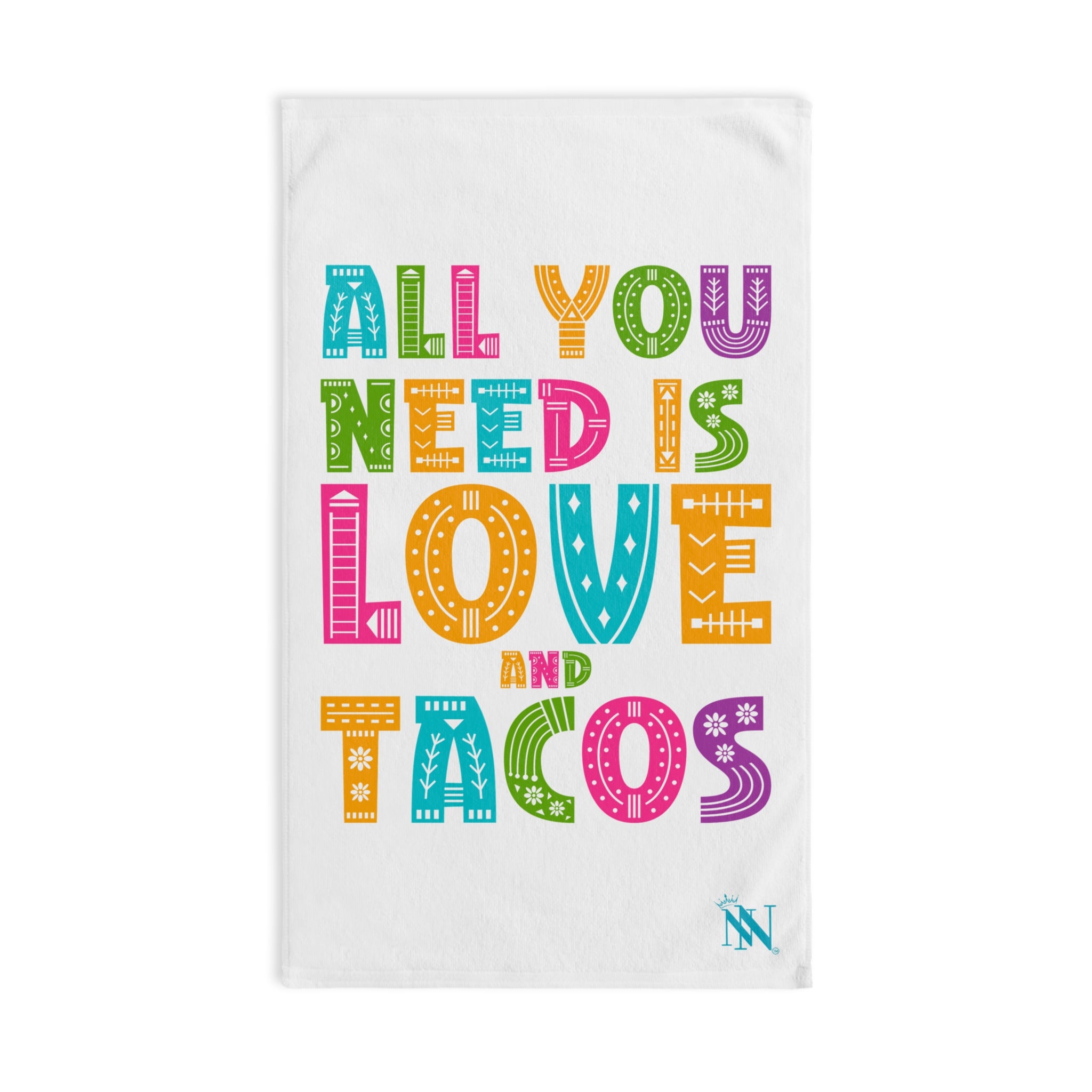 Love and tacos party towel for sex