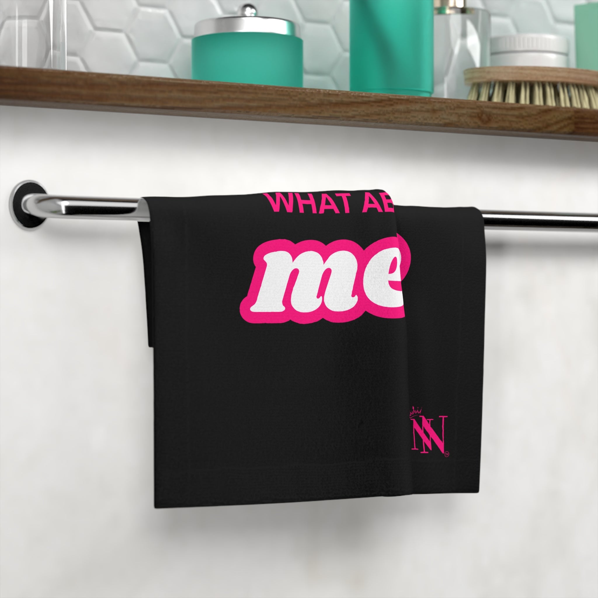 What About Me? After-Sex Towel | Fun, Flirty, & Soft