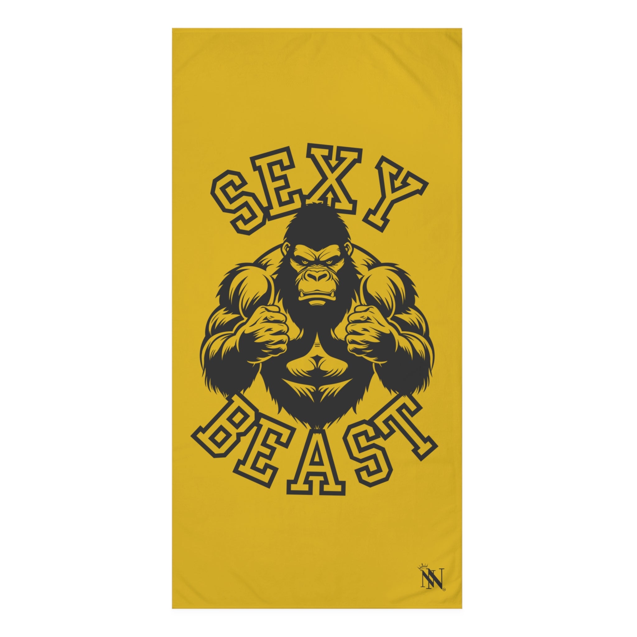 Sexy beast naughty varsity towel