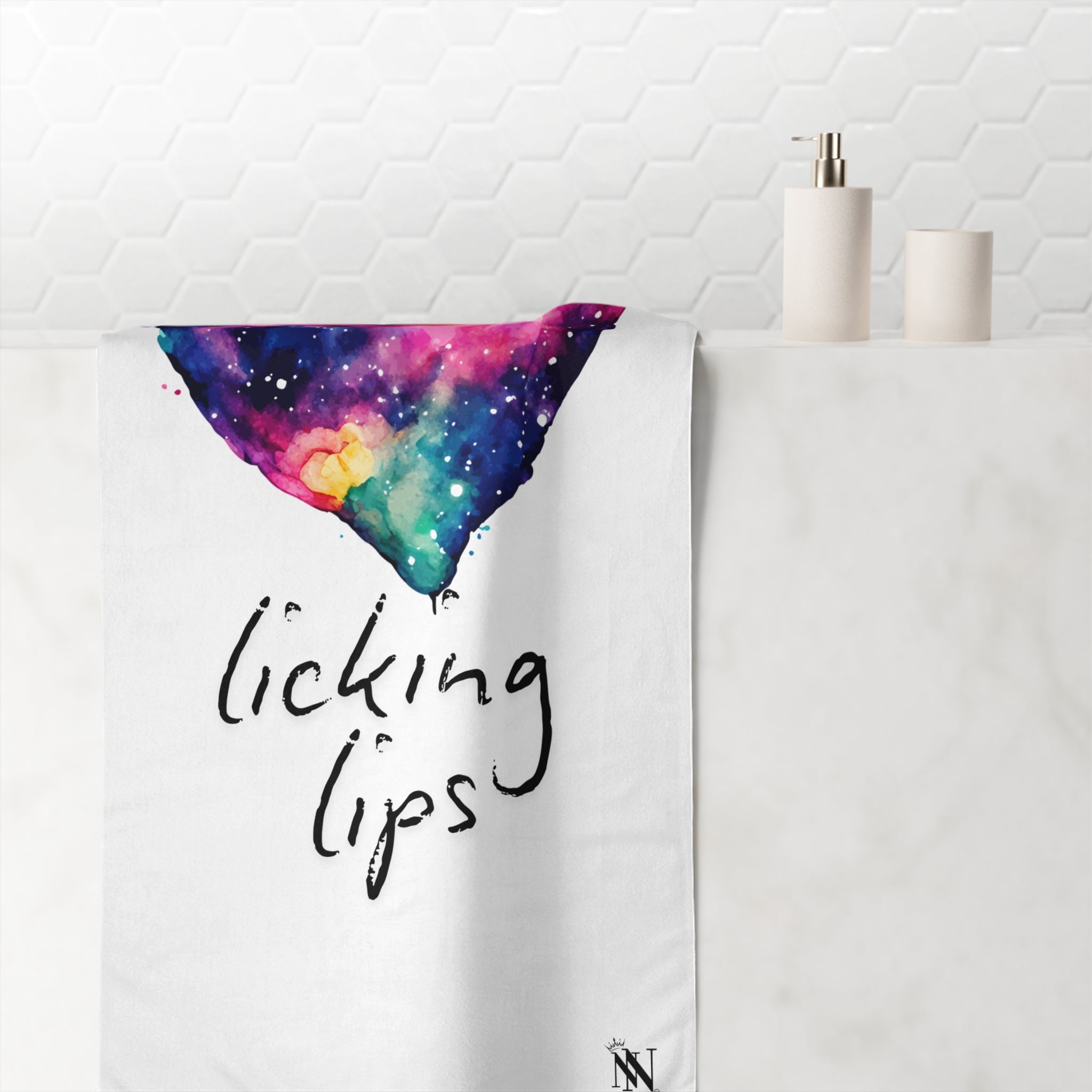 Love Licking Lips XL Sex Towel