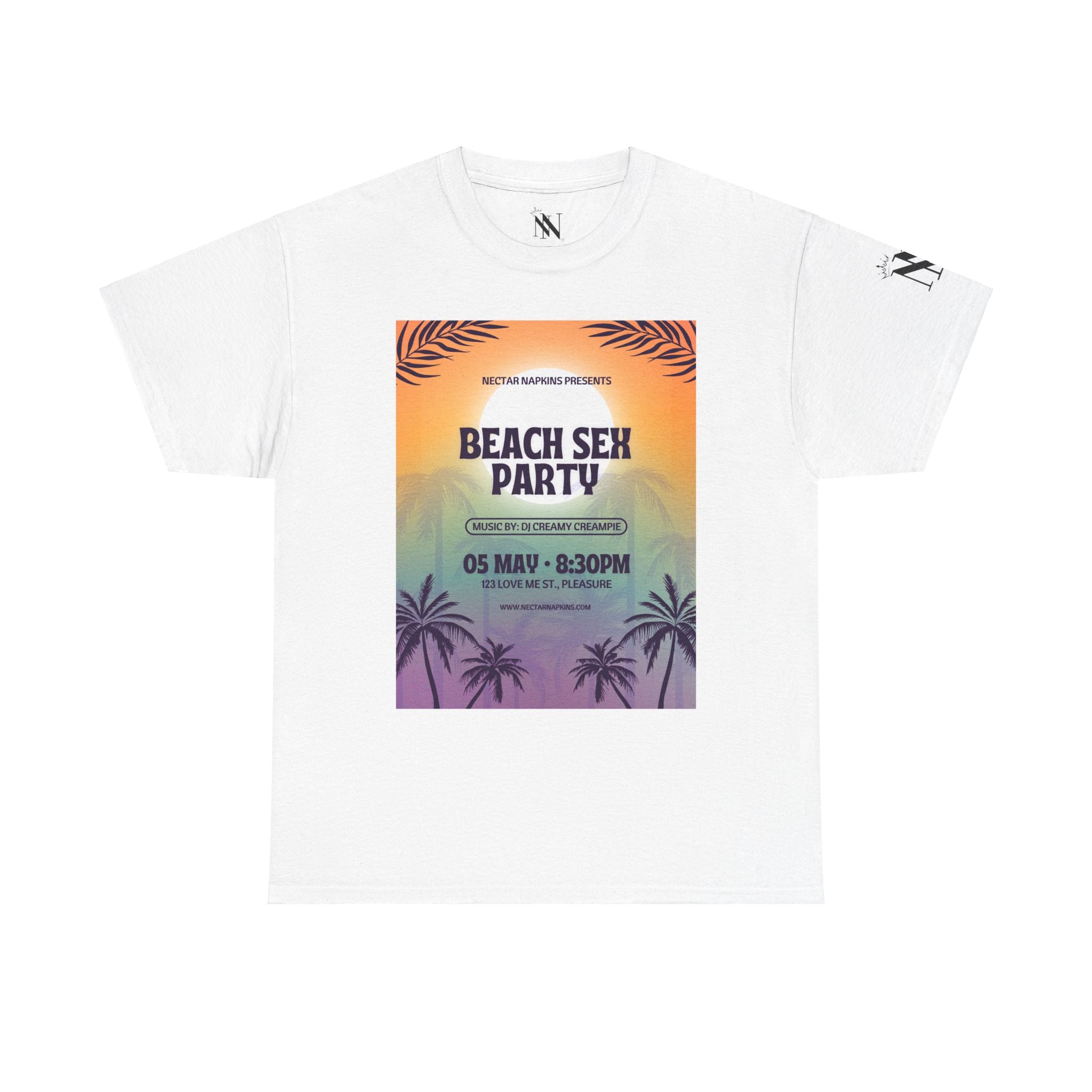 Beach Sex Party Cum Tee