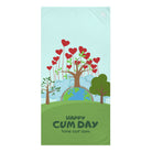 Happy cum day celebration towel