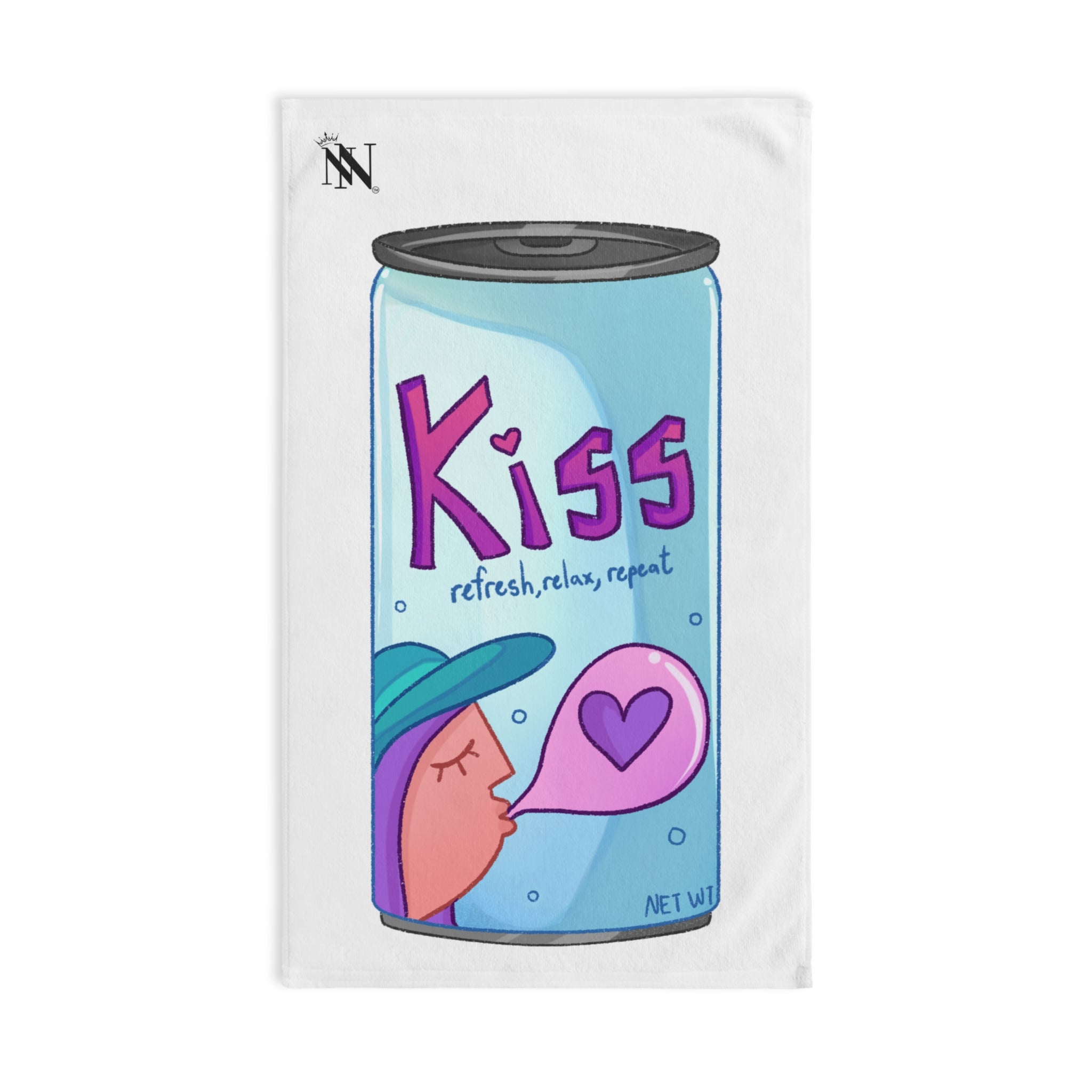 Kiss in a can Hot Girl towel