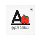 a is for apple bottom cum towel