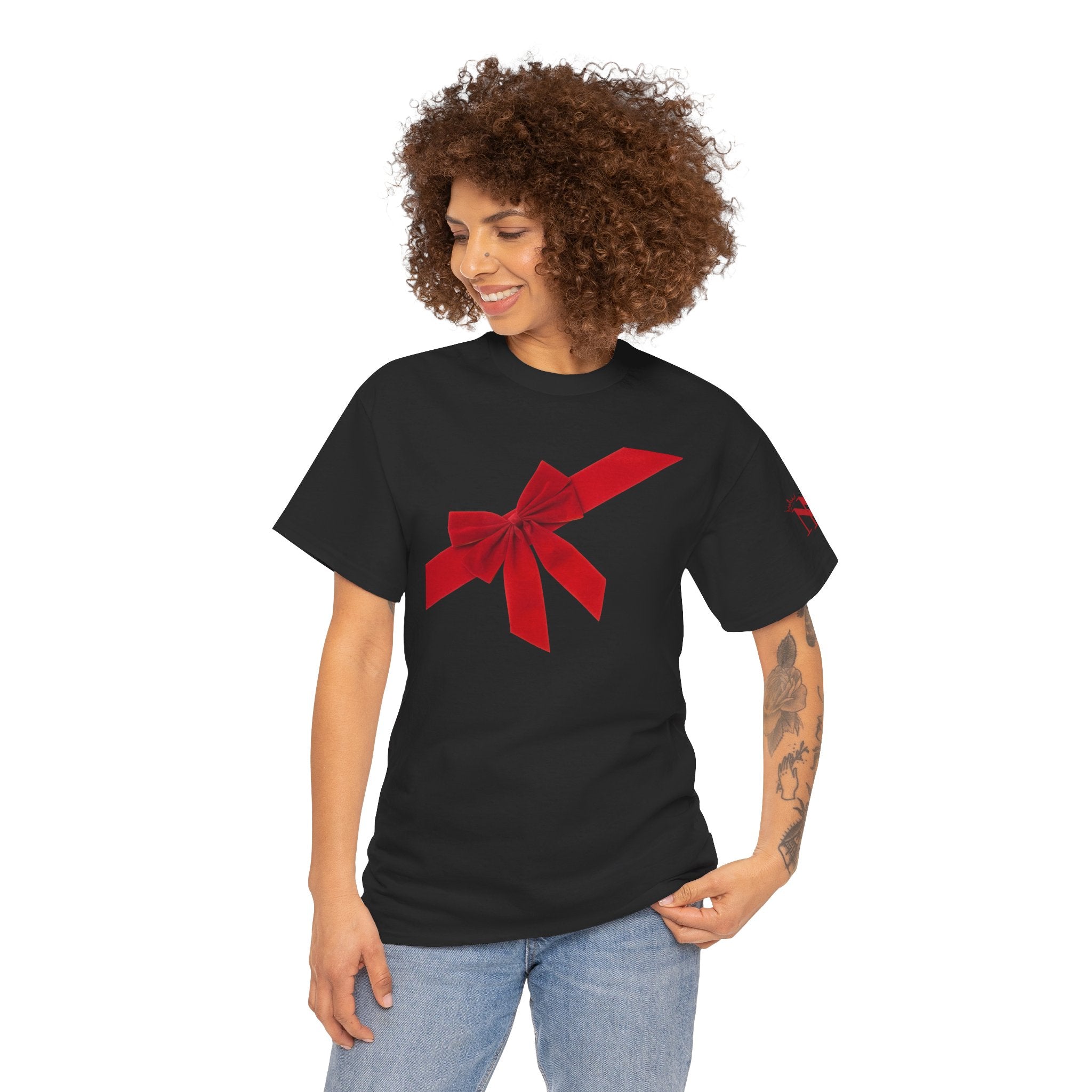 Red Velvet Gift Bow Cum Tee