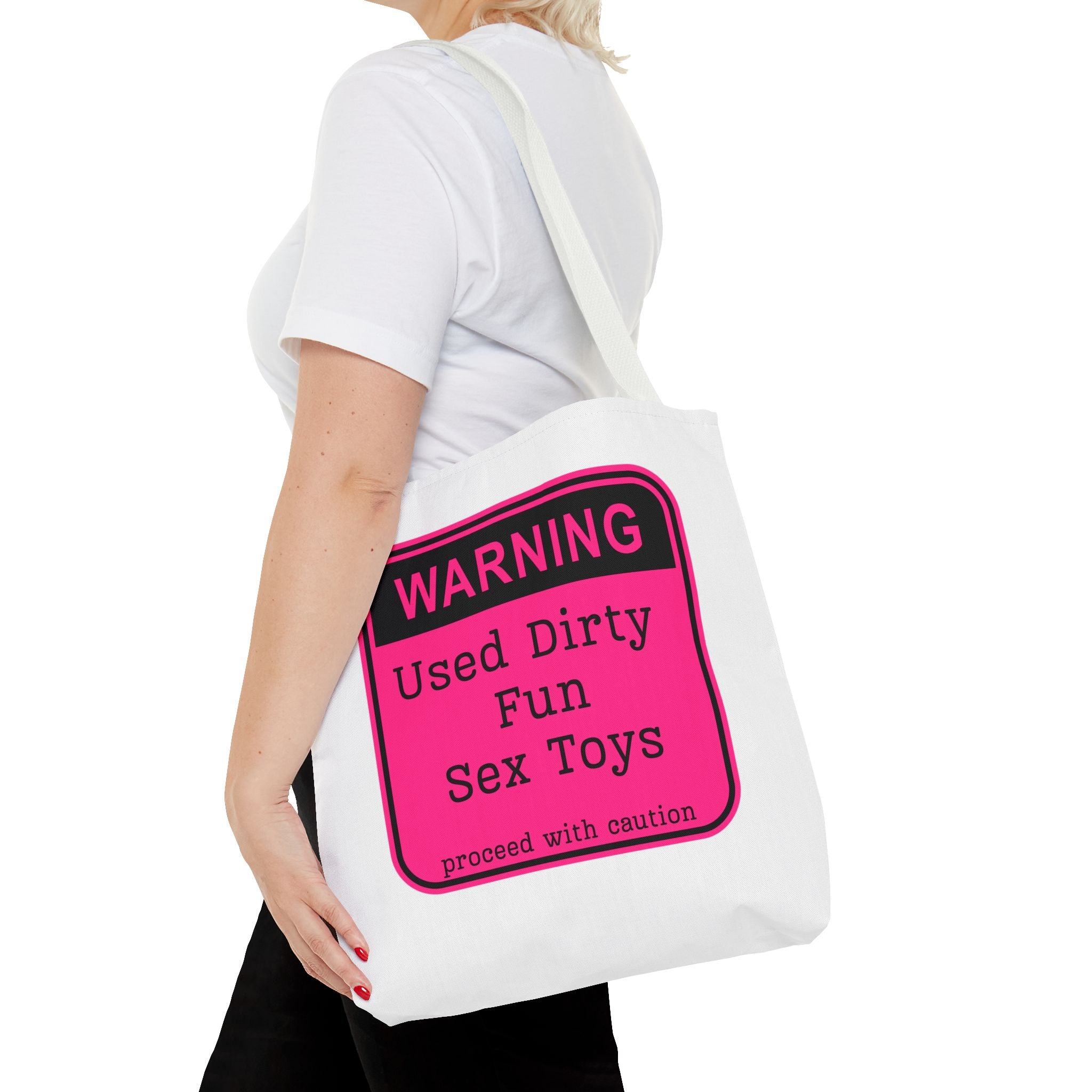 Proceed With Caution Naughty Sex Gifts Tote