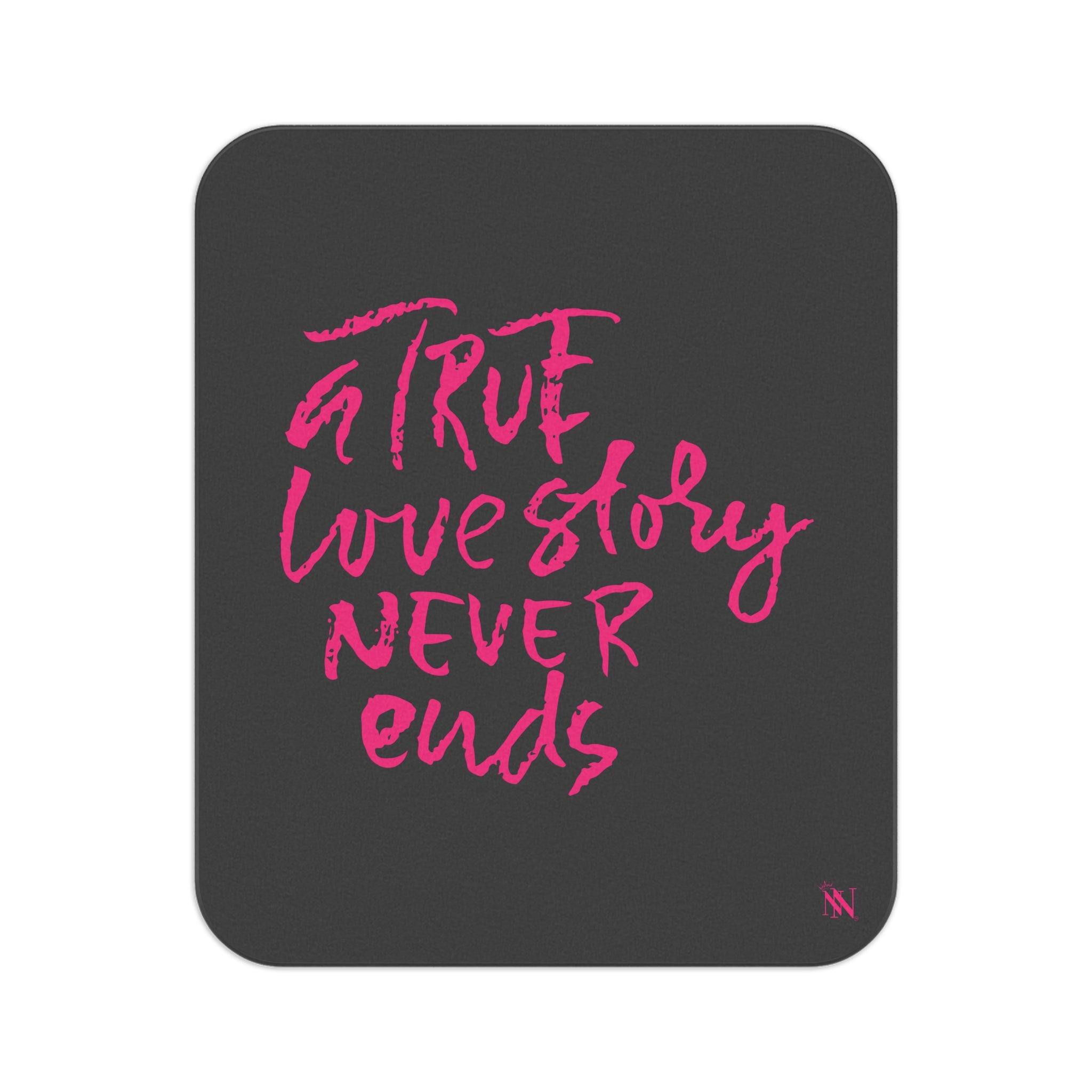 A True Love Story Never Ends Waterproof Sex Blanket