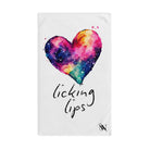 Love Licking Lips Cum Towel