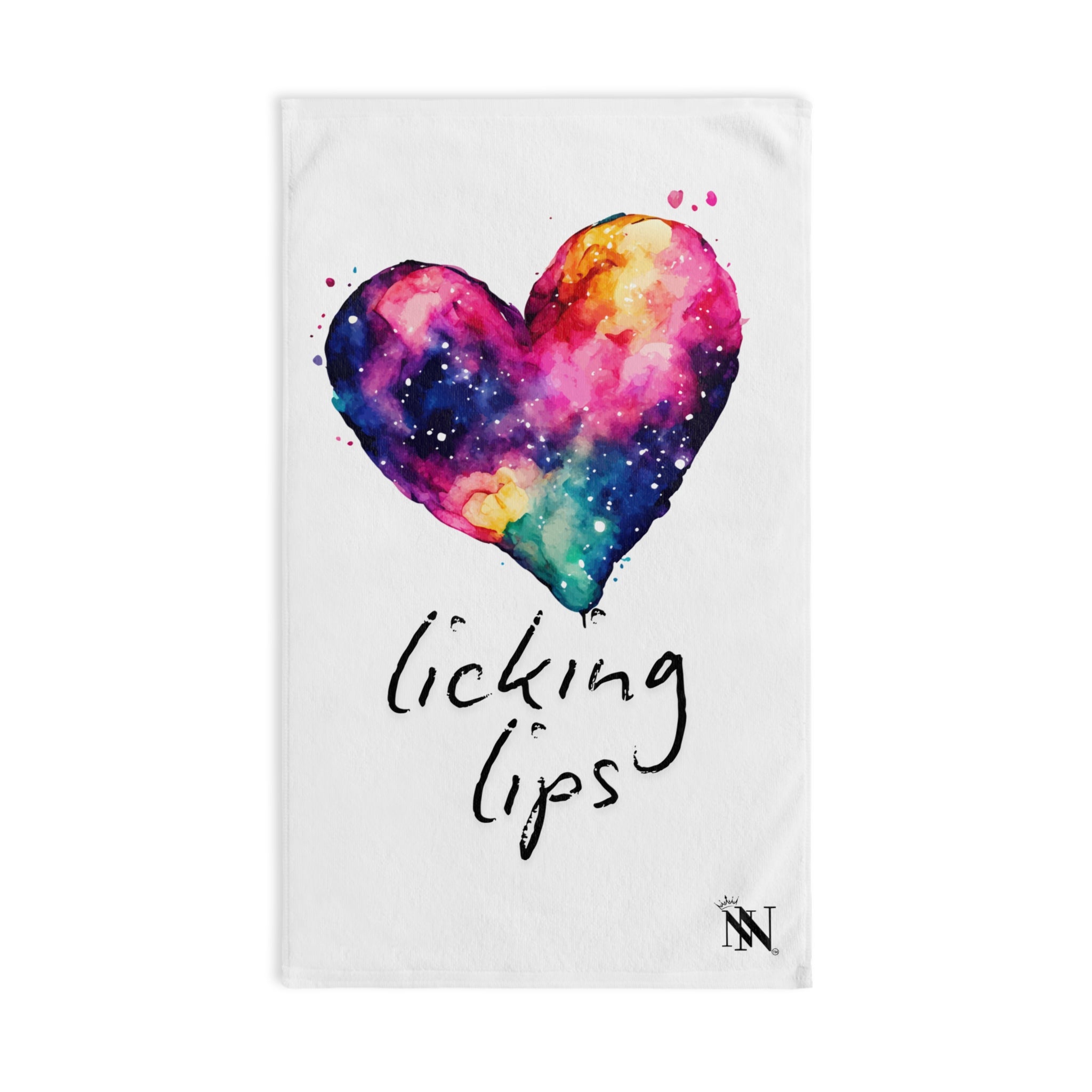 Love Licking Lips Cum Towel