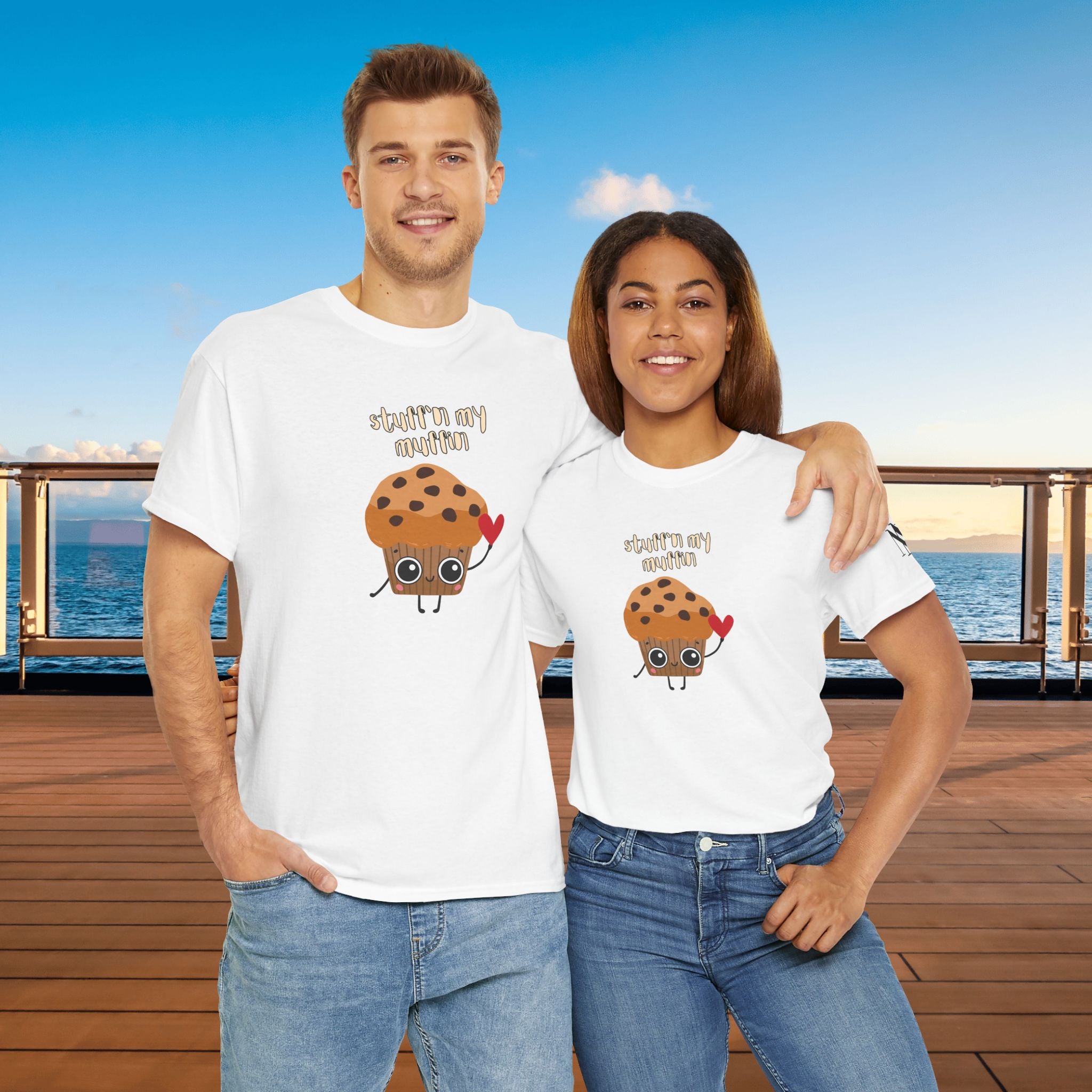 Love Stuff'n My Muffin | Nectar Napkins Fun-Flirty Lovers' T-Shirts