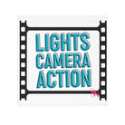 lights camera action cum towel 