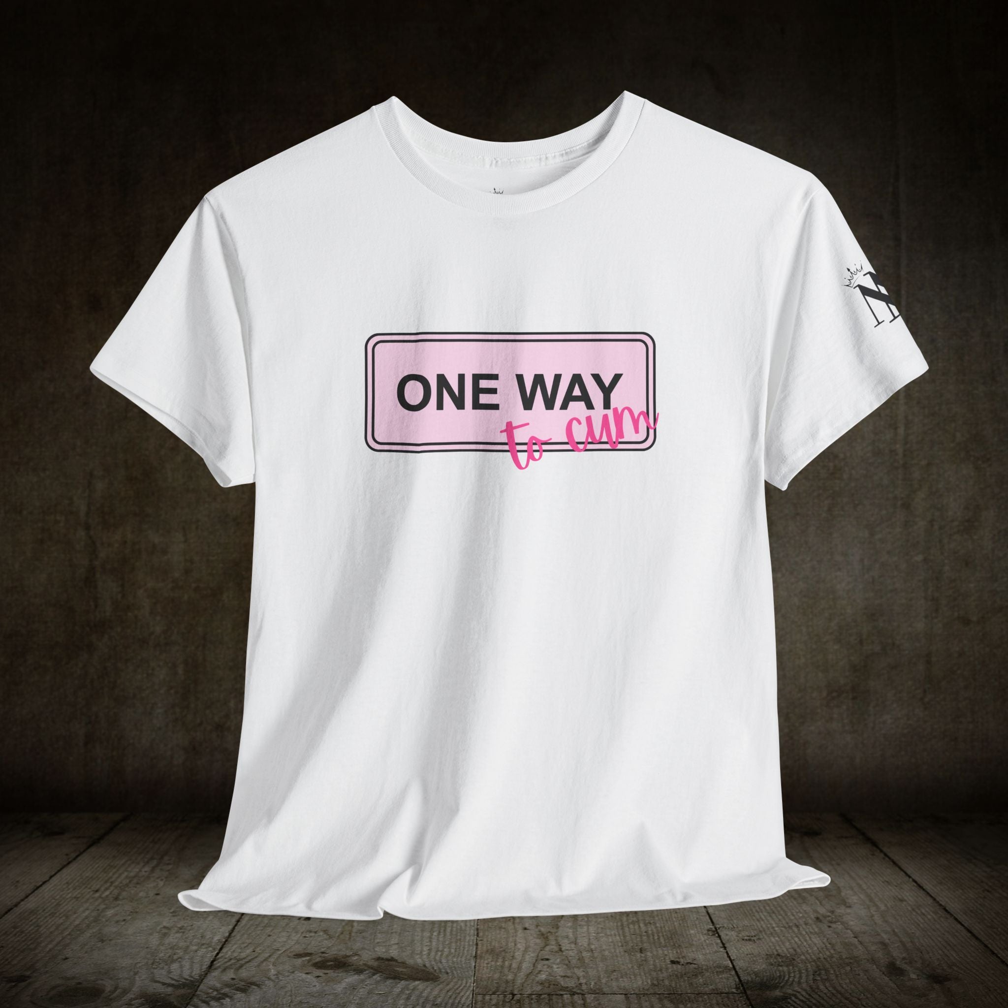 One Way to Cum Adult T-Shirt