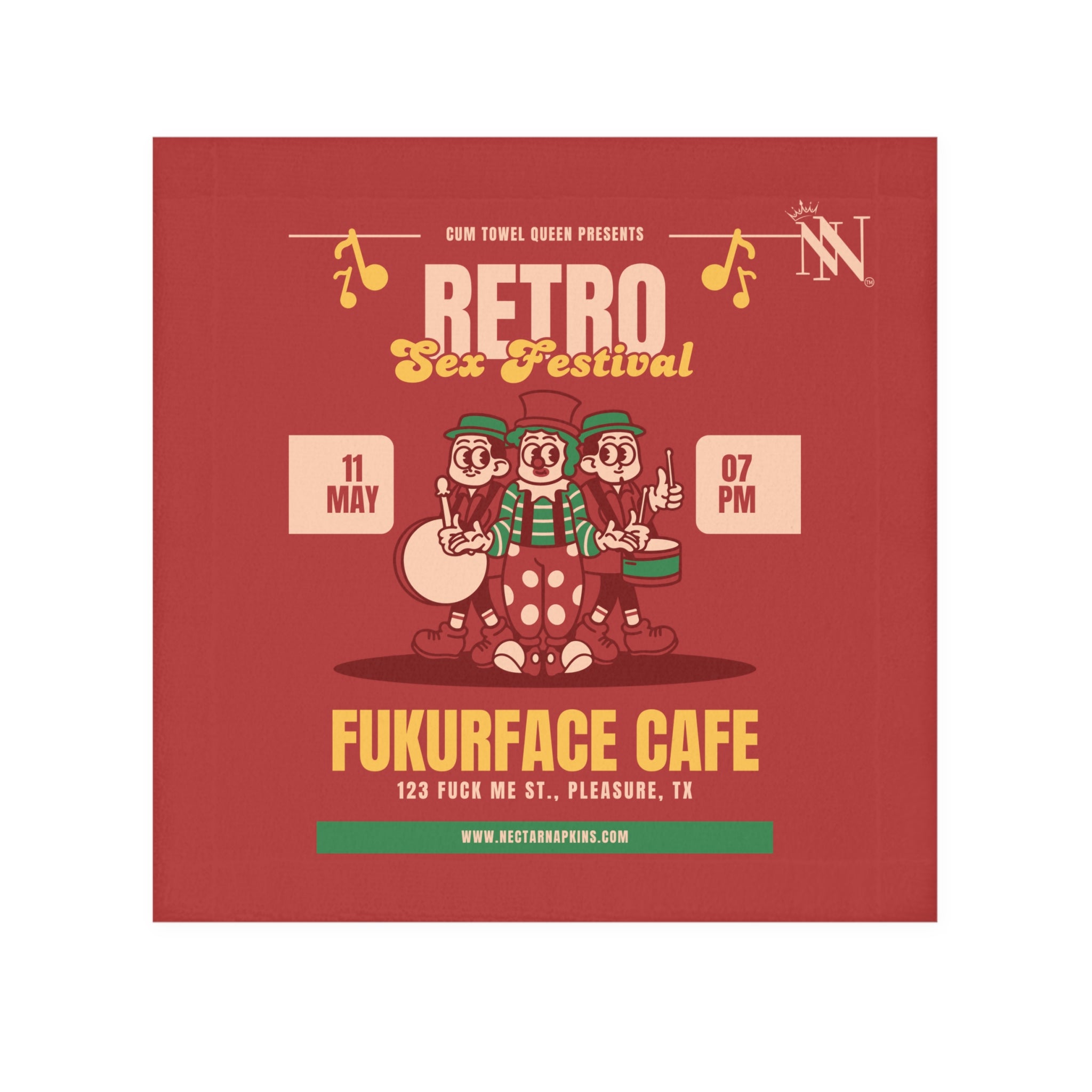 fukurface cafe towel 