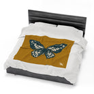 Blue butterfly sex blanket