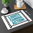 lights camera action cum towel 