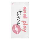 Anal play time sex towel