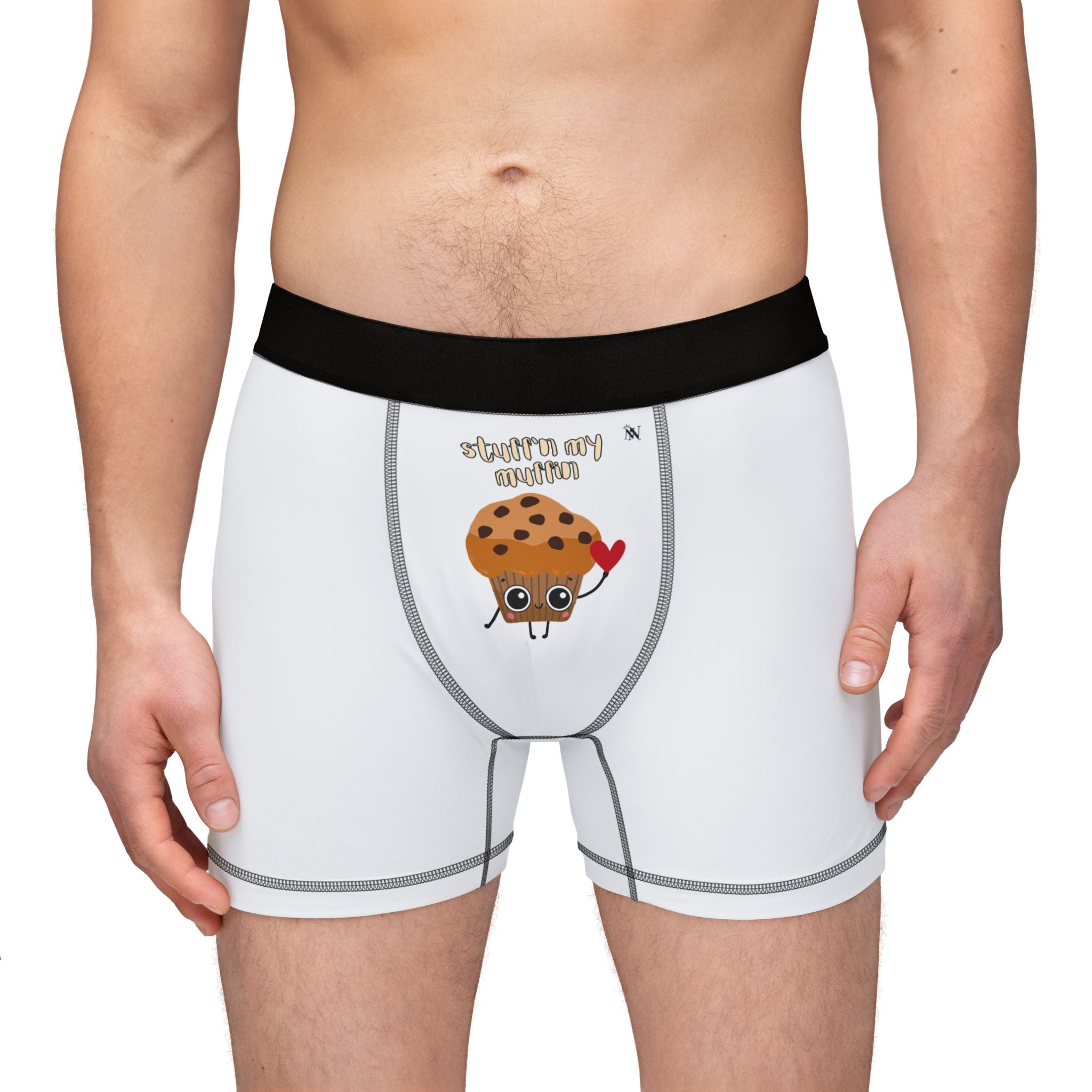 Love Stuff'n My Muffin | Nectar Napkins Fun-Flirty Lovers' Boxers