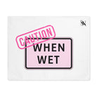 Caution When Wet Sex Gifts for Him Her Bride Groom Couples