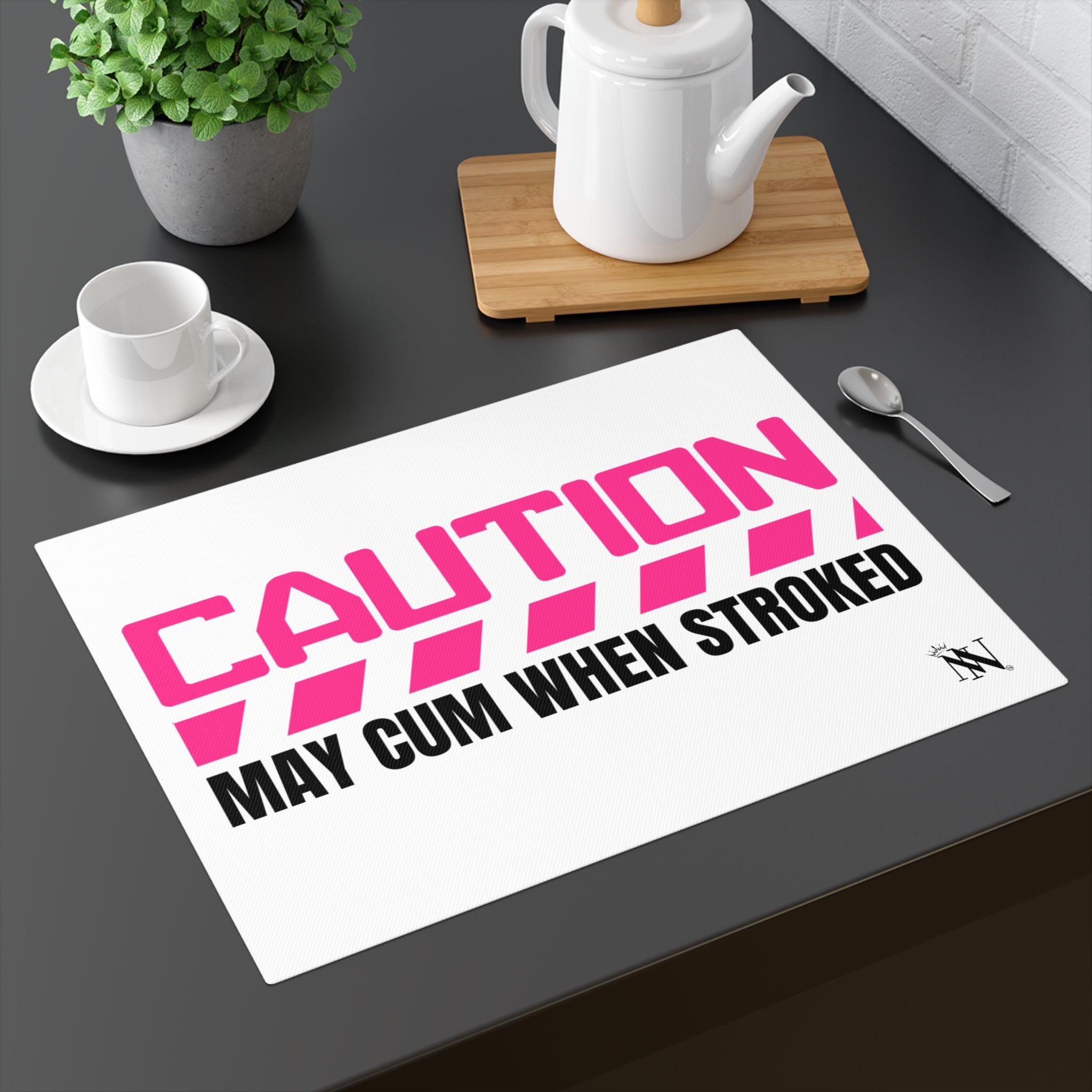 Caution her may cum toys mat