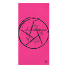 My pentagram sexual wellness towel