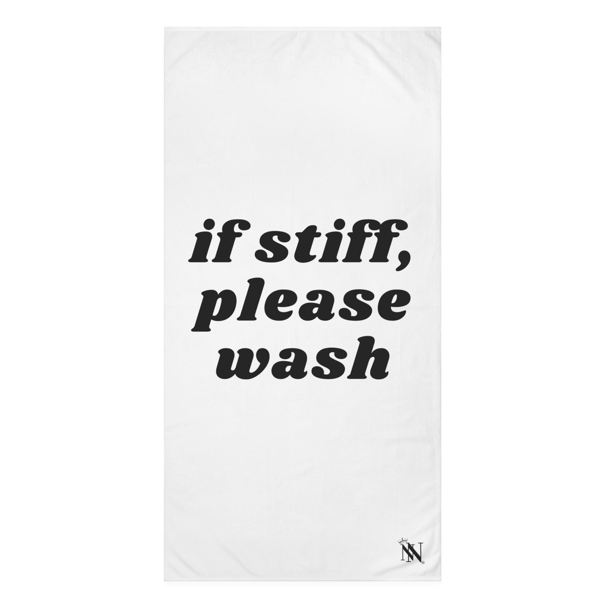 If Stiff, Please Wash XL Cum Towel | Big, Bold & Stylish