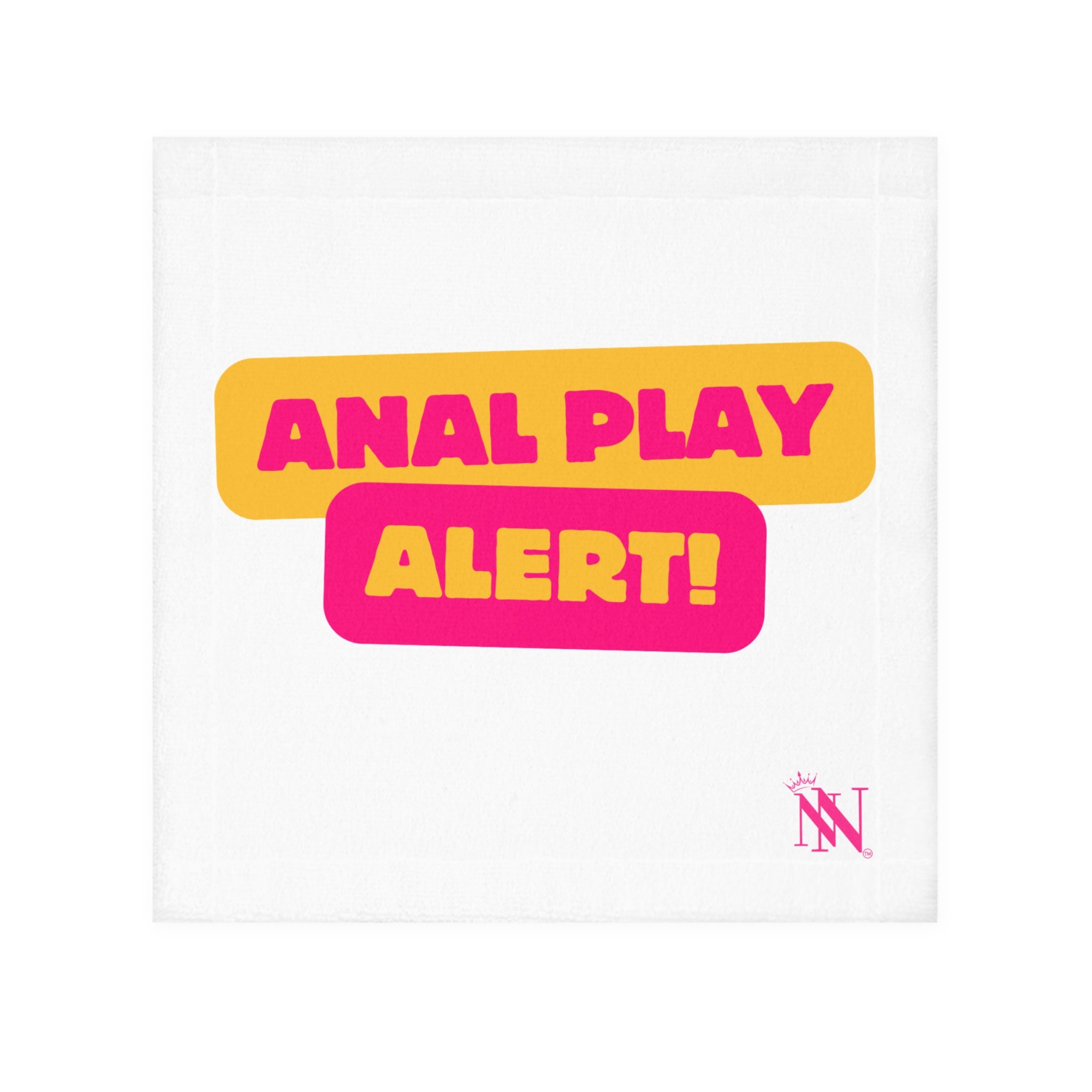 Anal play alert cute sex towel for her