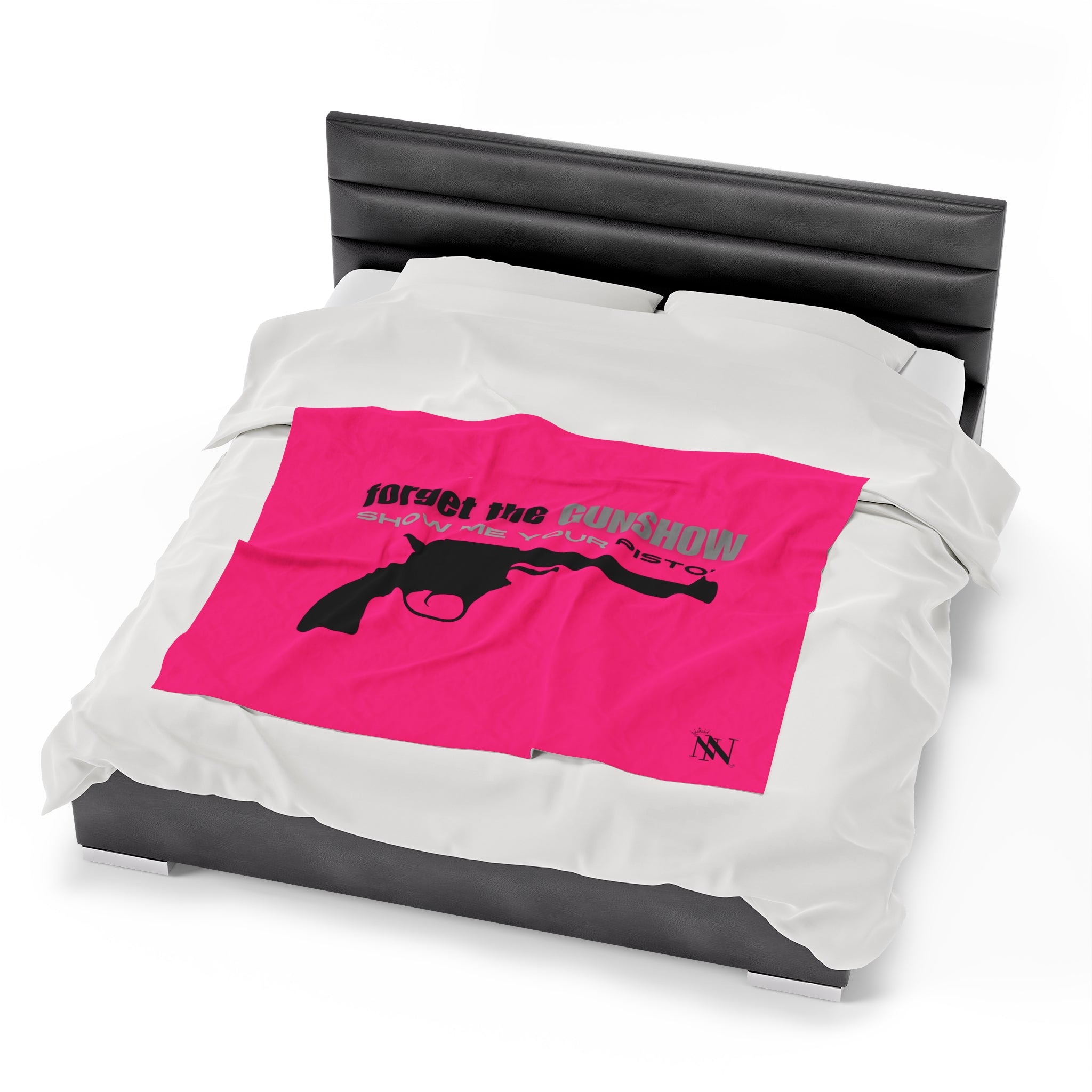 Pink pistol sex blanket