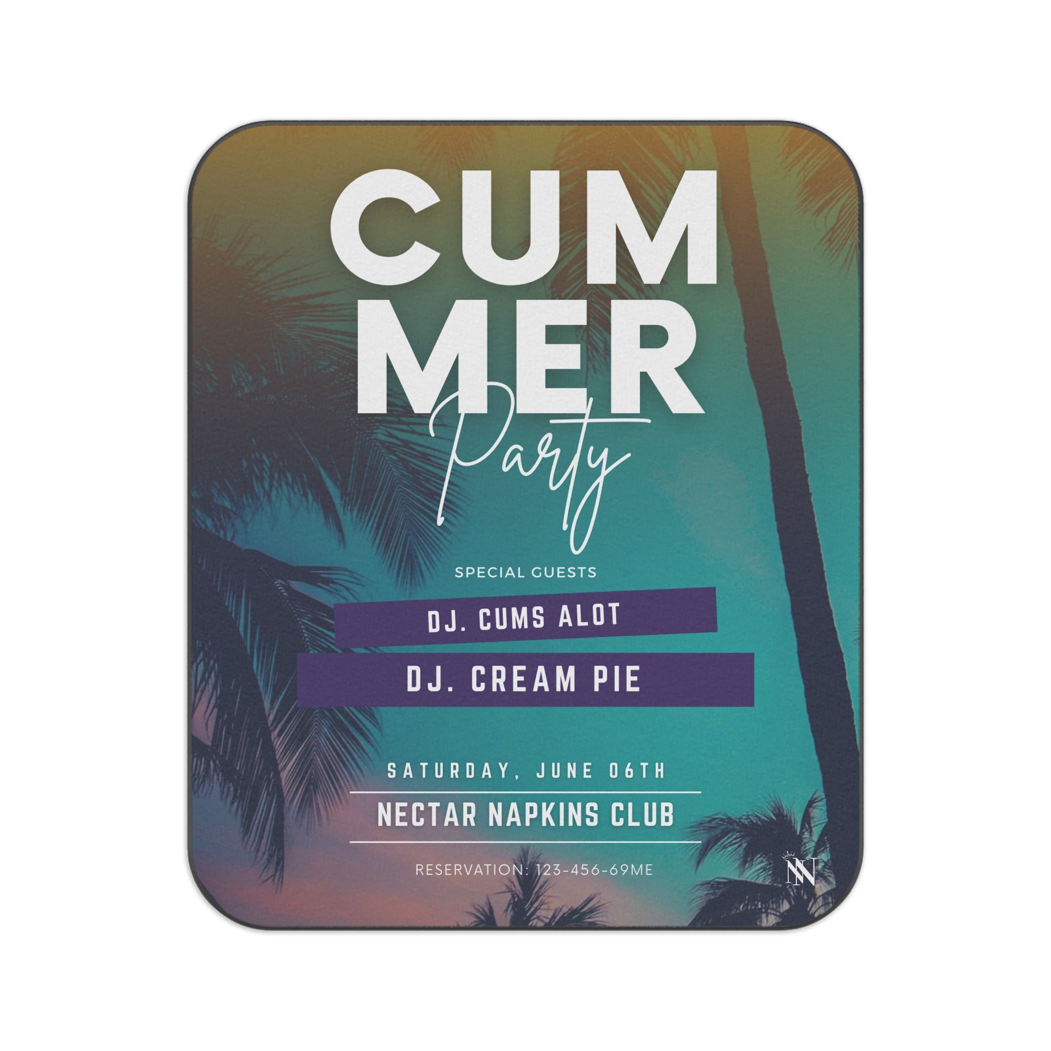 Cummer Party Water Resistant Sex Blanket