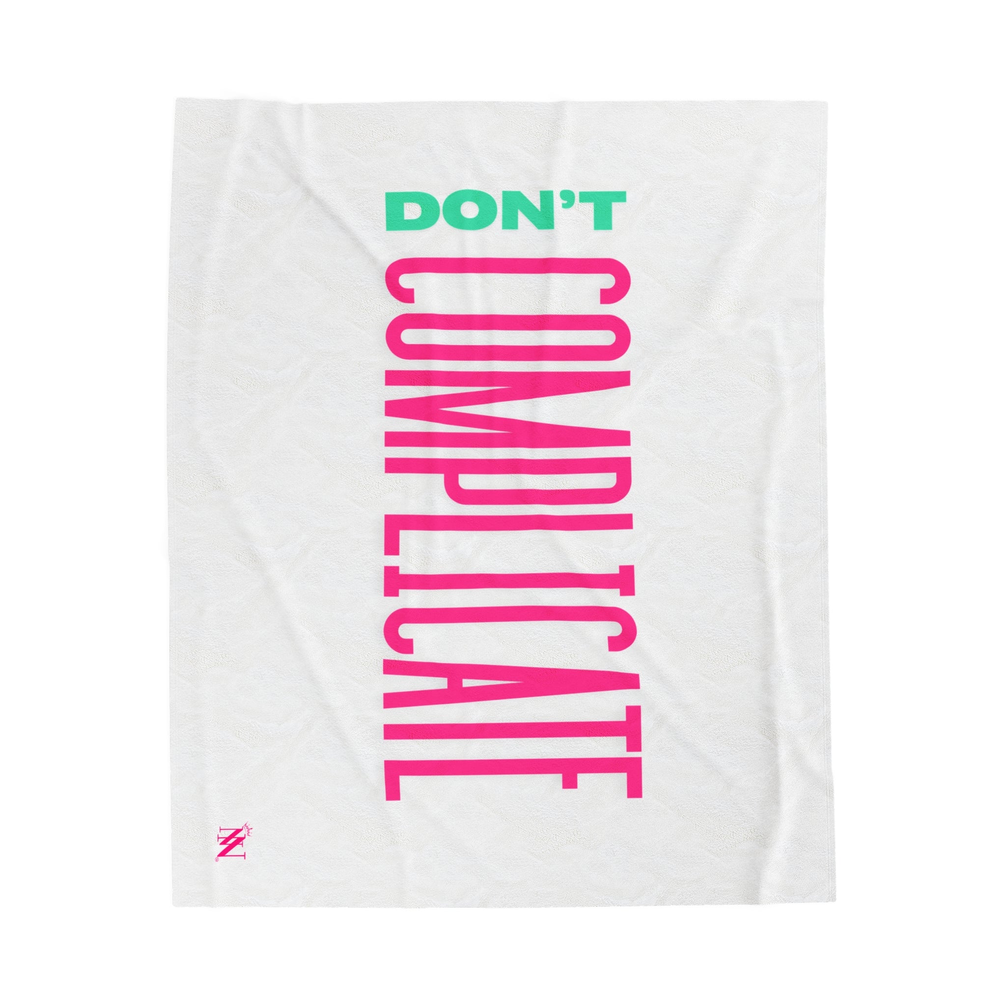 Don't Complicate Lovers Blanket | Luxuriously Soft & Plush