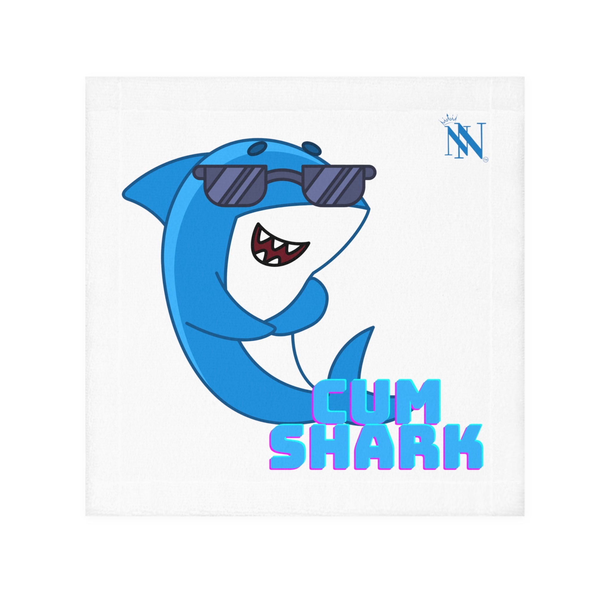 Cool cum shark sex towel
