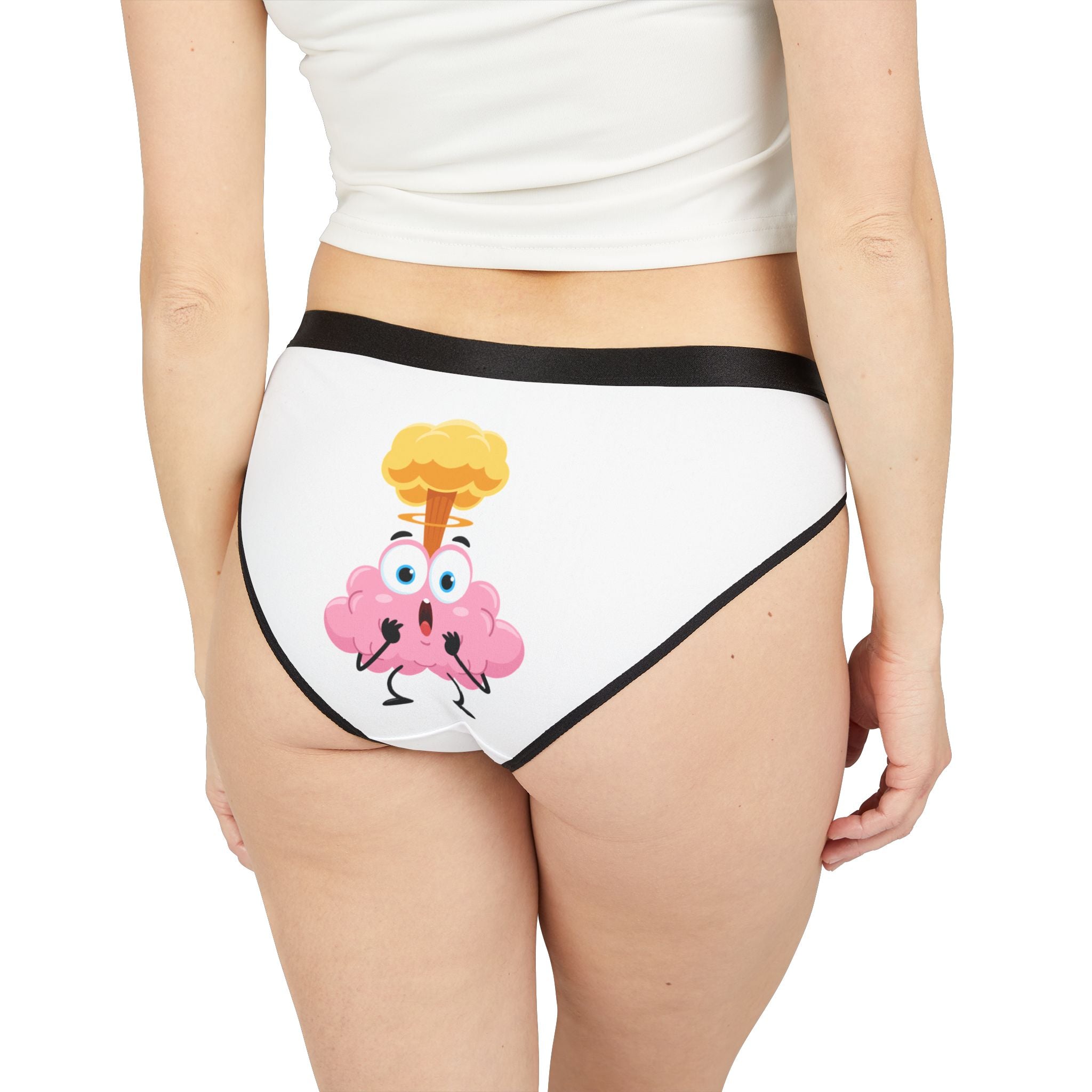 Mind Blowing Brain | Briefs for Women | Playful Comfy Underwear