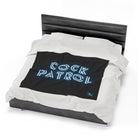 Cock patrol sex party blanket