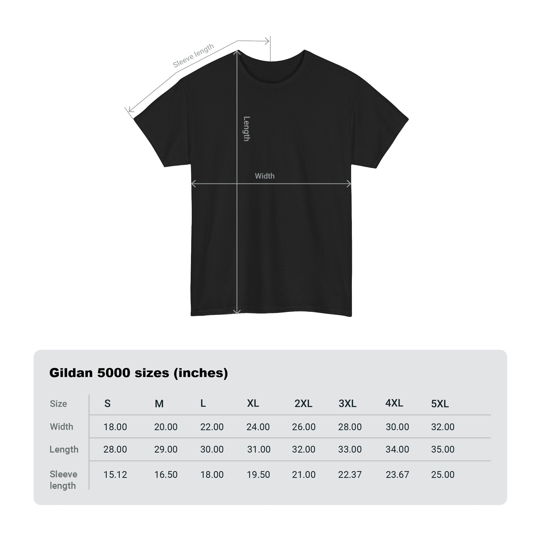 Certified: Cum Snob T-Shirt size chart