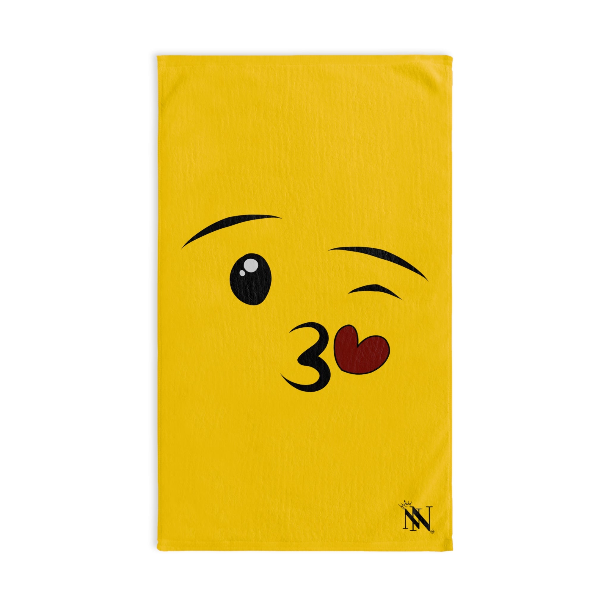 emoji kiss sex towel 