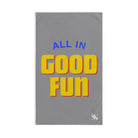 All Good Fun Grey | Anniversary Wedding, Christmas, Valentines Day, Birthday Gifts for Him, Her, Romantic Gifts for Wife, Girlfriend, Couples Gifts for Boyfriend, Husband NECTAR NAPKINS