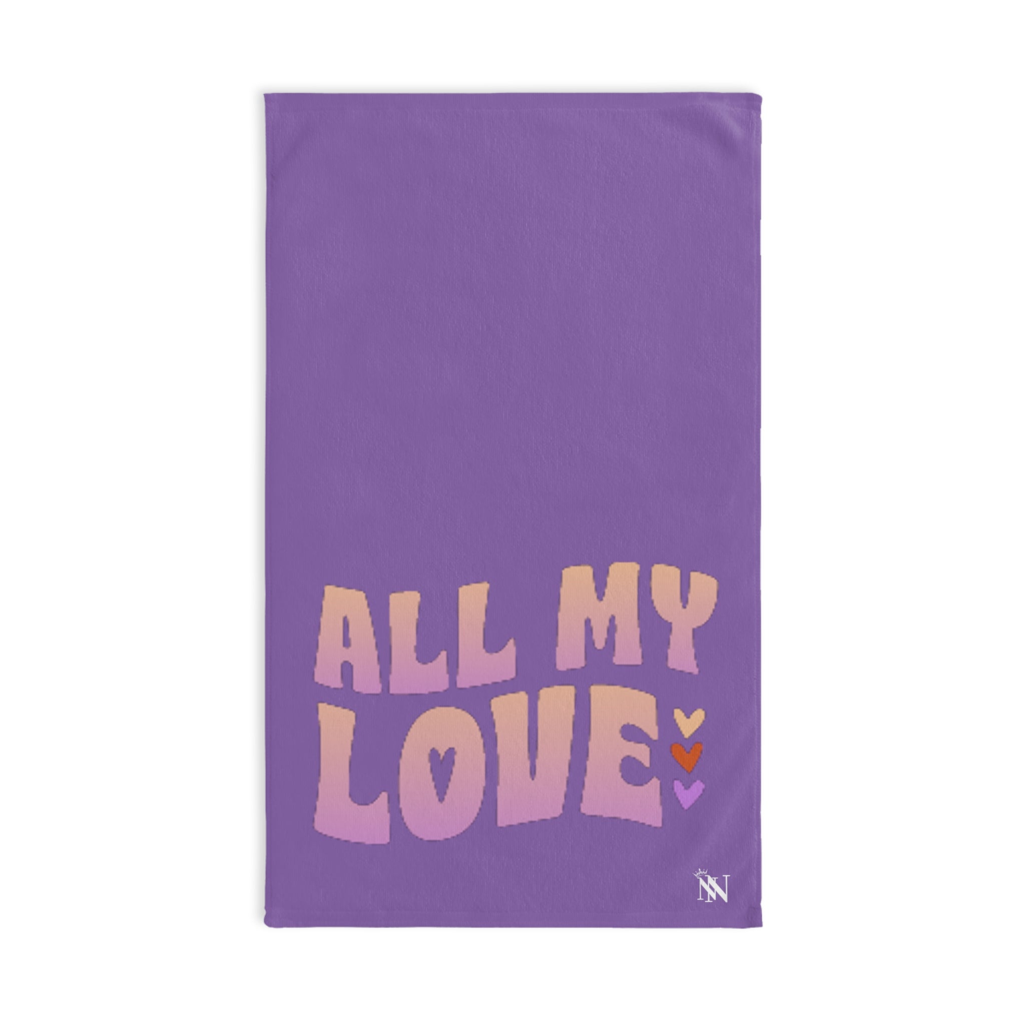 All My Love Lavendar | Funny Gifts for Men - Gifts for Him - Birthday Gifts for Men, Him, Husband, Boyfriend, New Couple Gifts, Fathers & Valentines Day Gifts, Hand Towels NECTAR NAPKINS