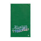 Always and Forever Green | Anniversary Wedding, Christmas, Valentines Day, Birthday Gifts for Him, Her, Romantic Gifts for Wife, Girlfriend, Couples Gifts for Boyfriend, Husband NECTAR NAPKINS