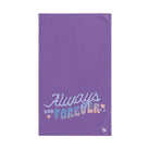 Always and Forever Lavendar | Funny Gifts for Men - Gifts for Him - Birthday Gifts for Men, Him, Husband, Boyfriend, New Couple Gifts, Fathers & Valentines Day Gifts, Hand Towels NECTAR NAPKINS