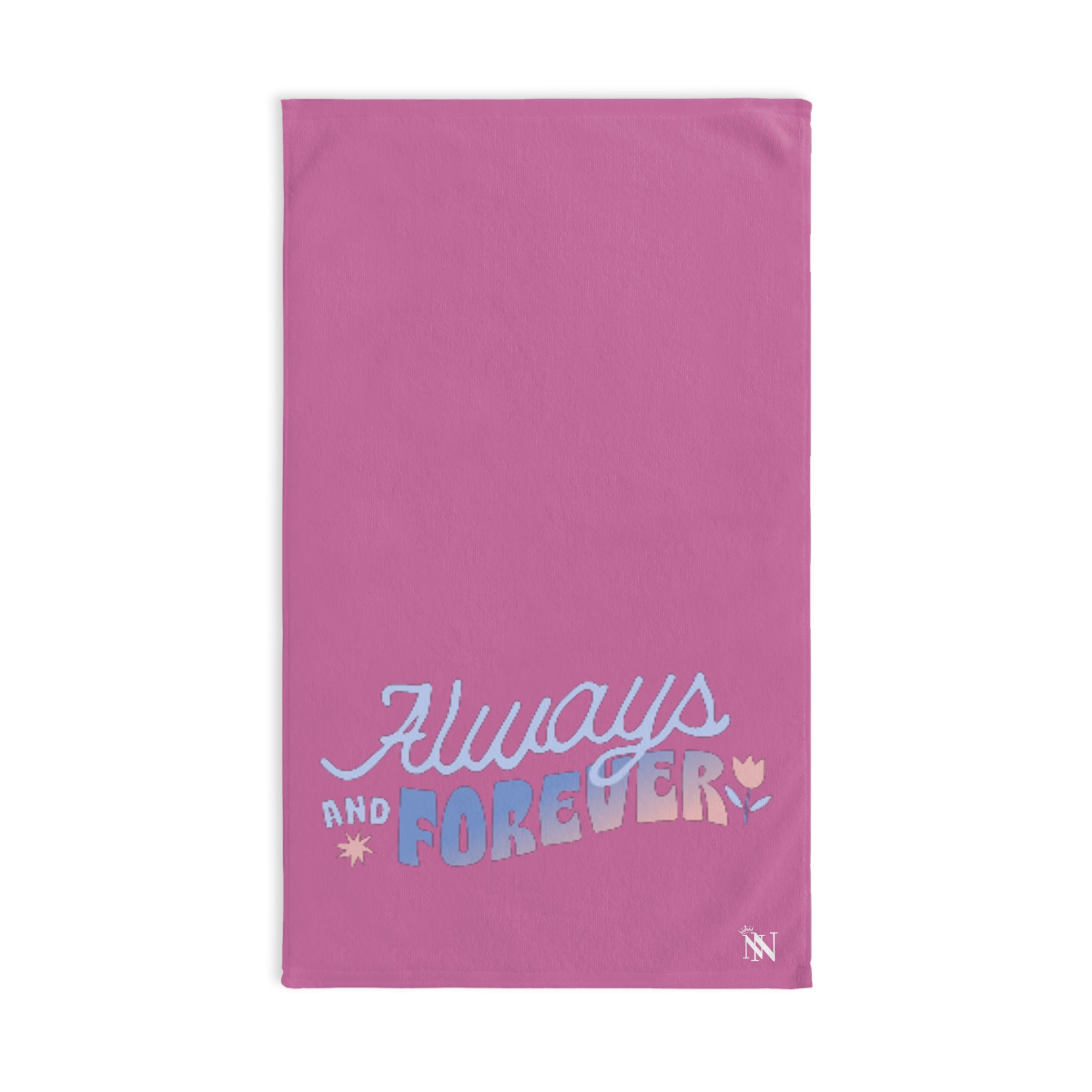 Always and Forever Pink | Novelty Gifts for Boyfriend, Funny Towel Romantic Gift for Wedding Couple Fiance First Year Anniversary Valentines, Party Gag Gifts, Joke Humor Cloth for Husband Men BF NECTAR NAPKINS