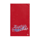 Always and Forever Red | Sexy Gifts for Boyfriend, Funny Towel Romantic Gift for Wedding Couple Fiance First Year 2nd Anniversary Valentines, Party Gag Gifts, Joke Humor Cloth for Husband Men BF NECTAR NAPKINS